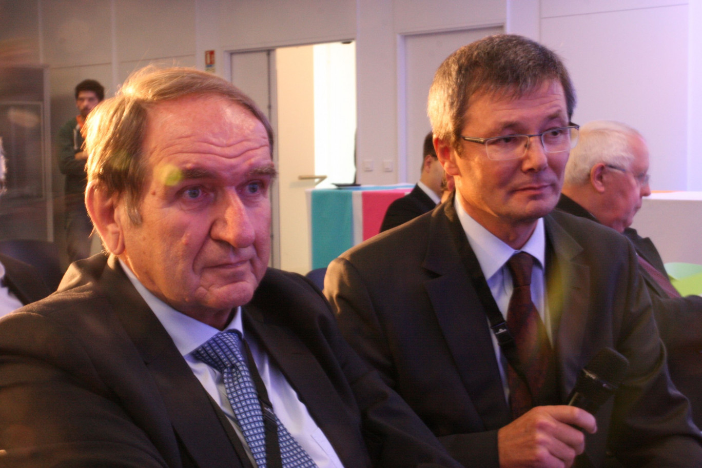 Bertrand Delesalle, président du Ceti, et marc Hororé, directeur. 