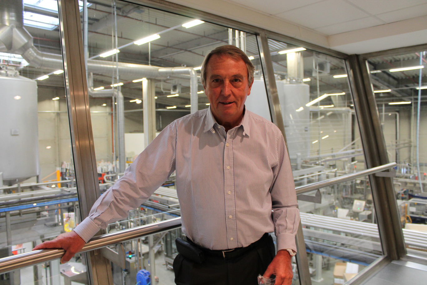 Bertrand Letartre, le directeur des laboratoires Anios au sein de l'usine de Sainghin-en-Mélantois.