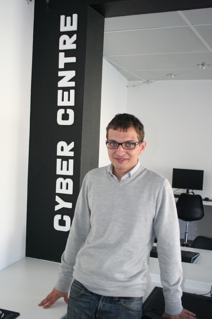 Thomas Huyghe, dirigeant de Cyber-centre à Marcq-en-Baroeul