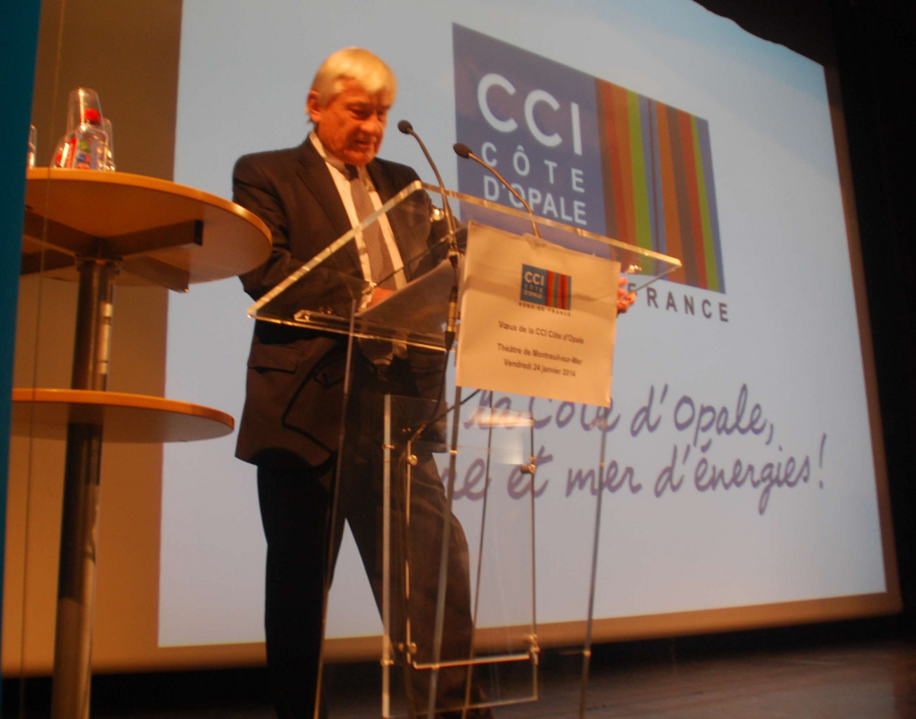 Le président de la CCI Côte d'Opale Jean-Marc Puissesseau.