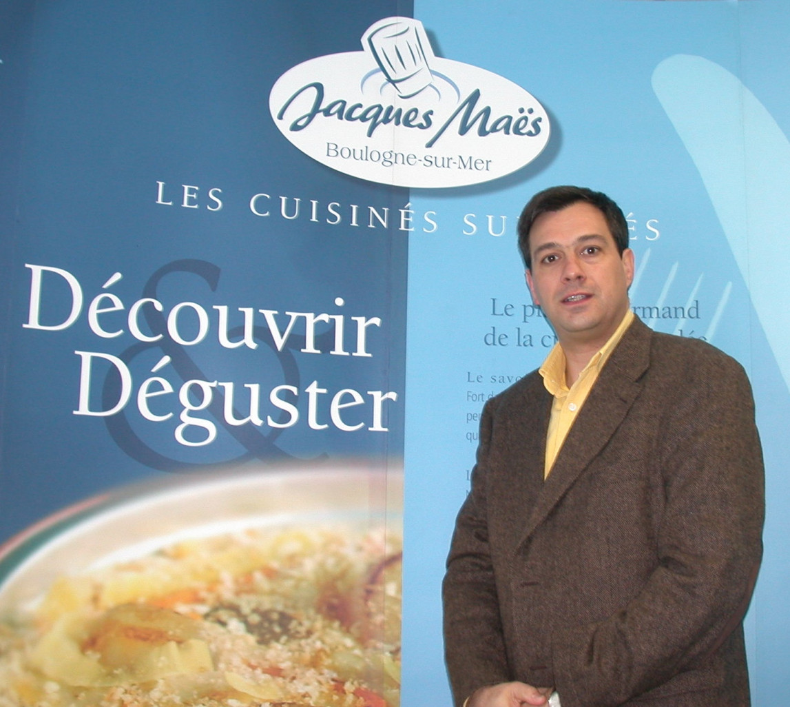 Le président Olivier Maës est un habitué du Seafood à Bruxelles, le salon international des produits de la mer.