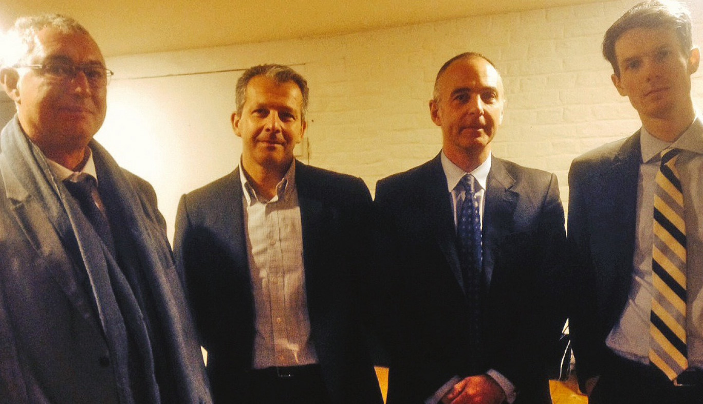 De gauche à droite, Régis Gourlet, Dimitri Loxemand, Hubert Tondeur et Charles Letiers.