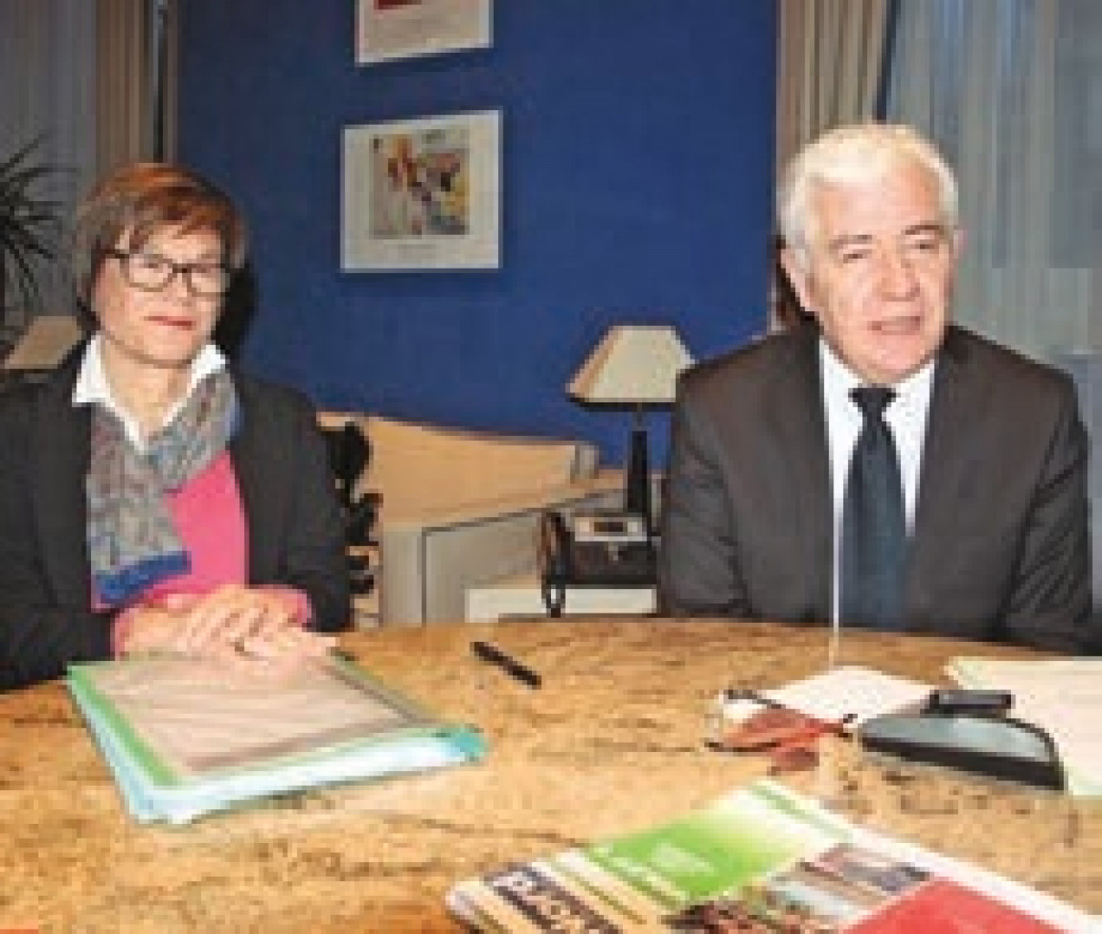 Martine Filleul et Didier Manier ont présenté le contrat de territoire de la métropole lilloise.