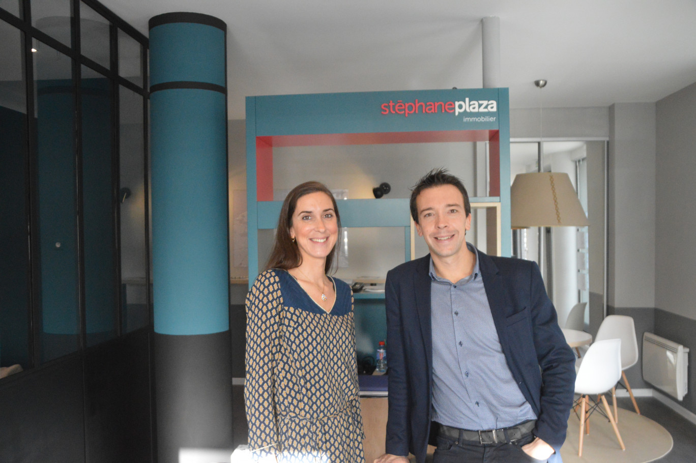 Antoine Flitz, accompagnée de sa soeur Amélie, a ouvert son agence lundi 9 novembre.