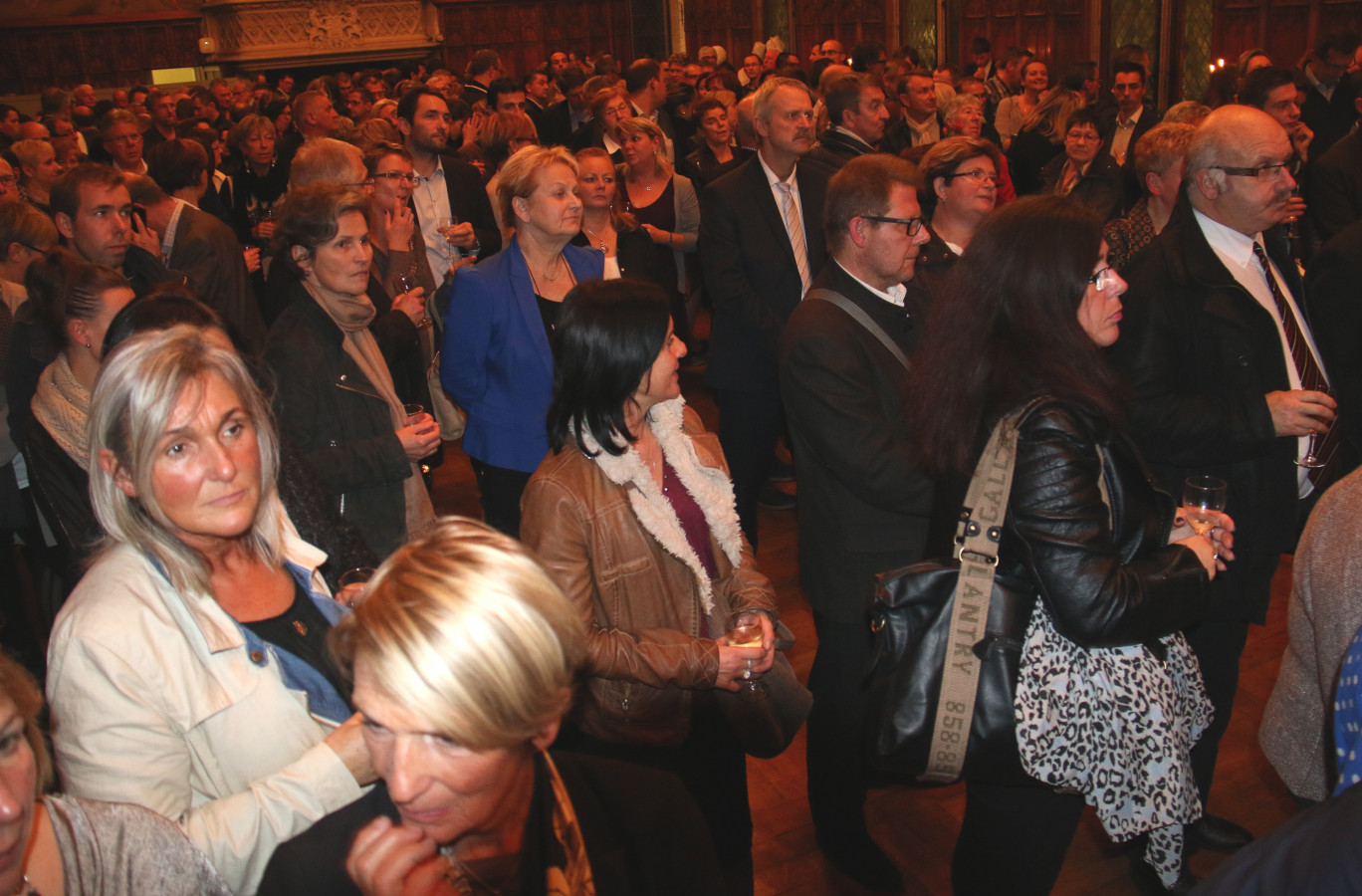 420 invités ont été reçus par la FFB à l’Hôtel de ville d’Arras avant d’assister à la projection en avant-première du film Les chevaliers blancs.