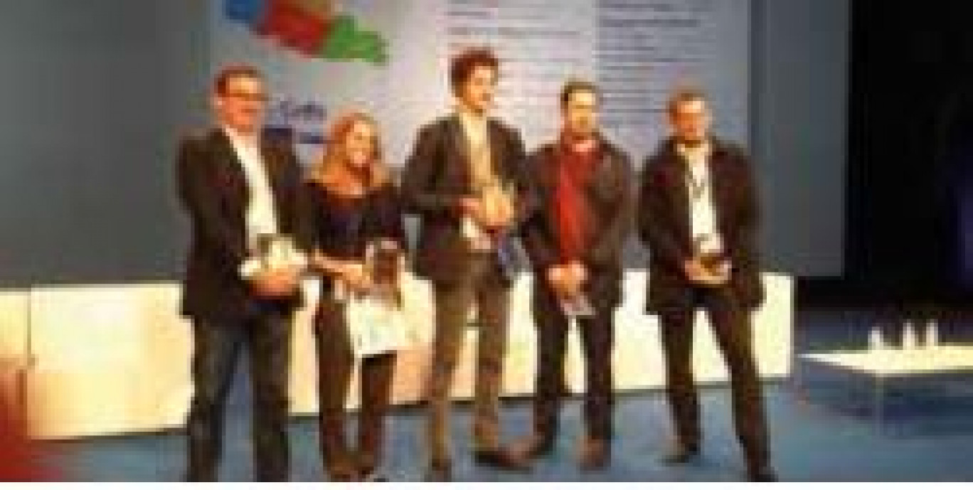 Les cinq lauréats 2015.