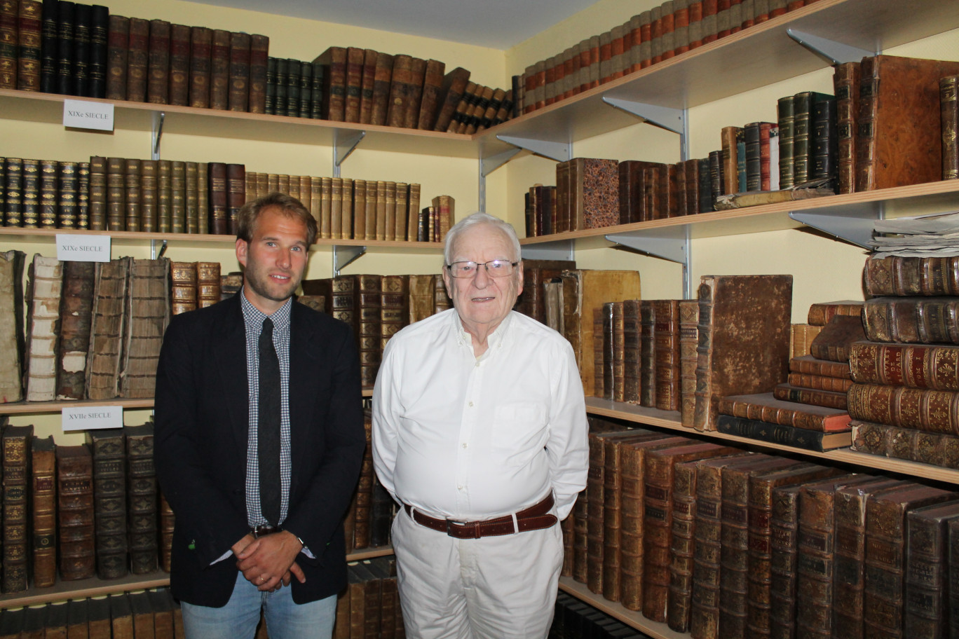 Nicolas Bortko, juriste doctorant, et Me Bernard Soinne.