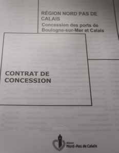 Le contrat de concession portuaire signé le 16 février dernier par Daniel Percheron et Jean-Marc Puissesseau.