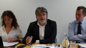 Emmanuelle Latouche (Cerdd), Emmanuel Cau (Conseil Régional) et Yann Gourio (ADEME). 