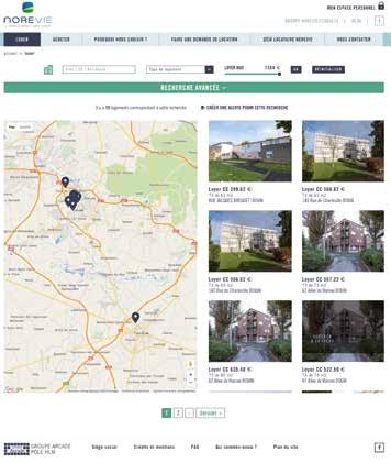 Site internet, blog, Norevie veut être proche de ses locataires, mais aussi se faire connaître sur des secteurs très concurrentiels comme la métropole lilloise ou la Grande-Pévèle.