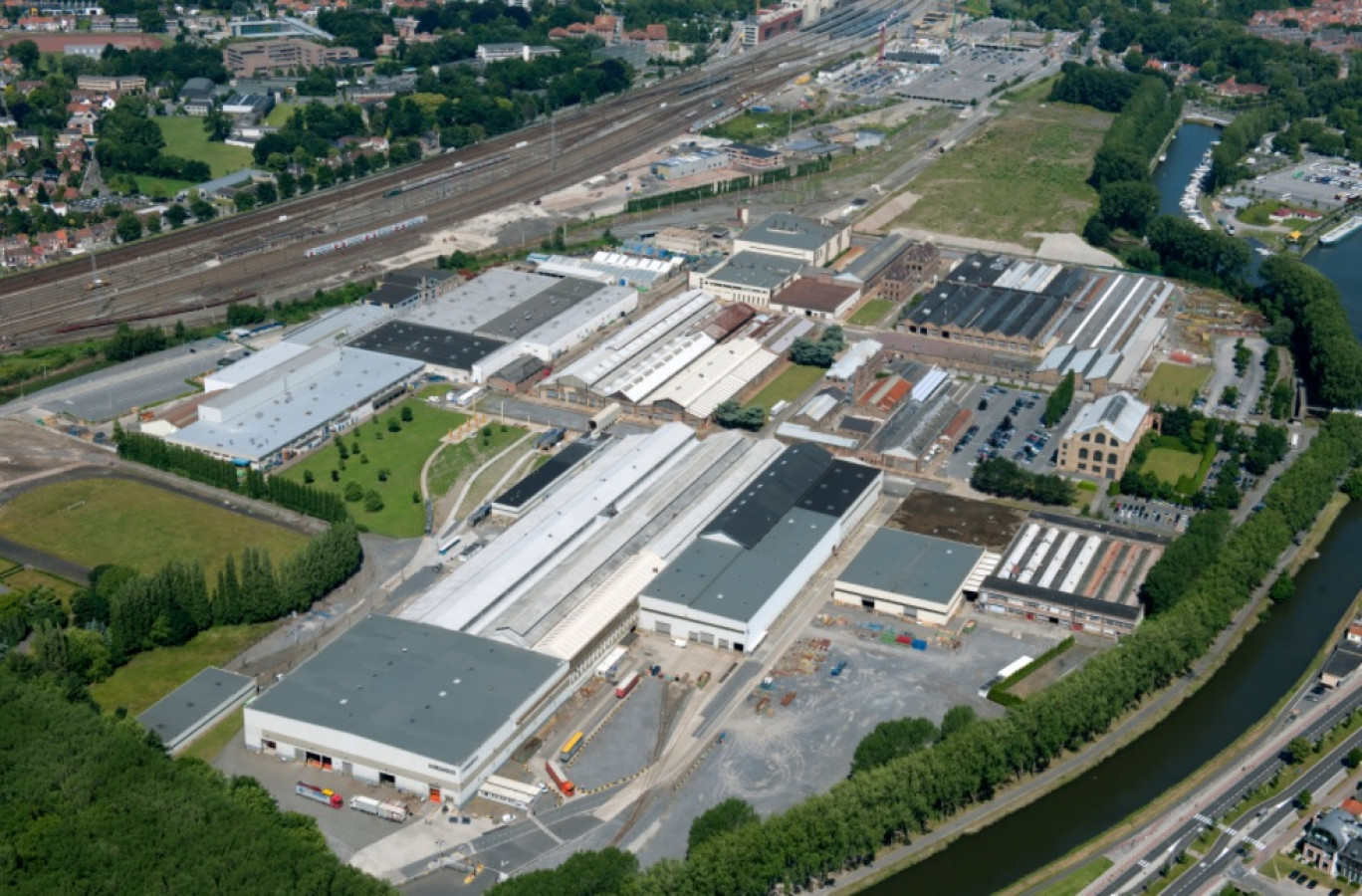 Bombardier lance un plan d’investissement qui vise à moderniser et à augmenter la capacité de production du site industriel de Bruges. © Bombardier Transport