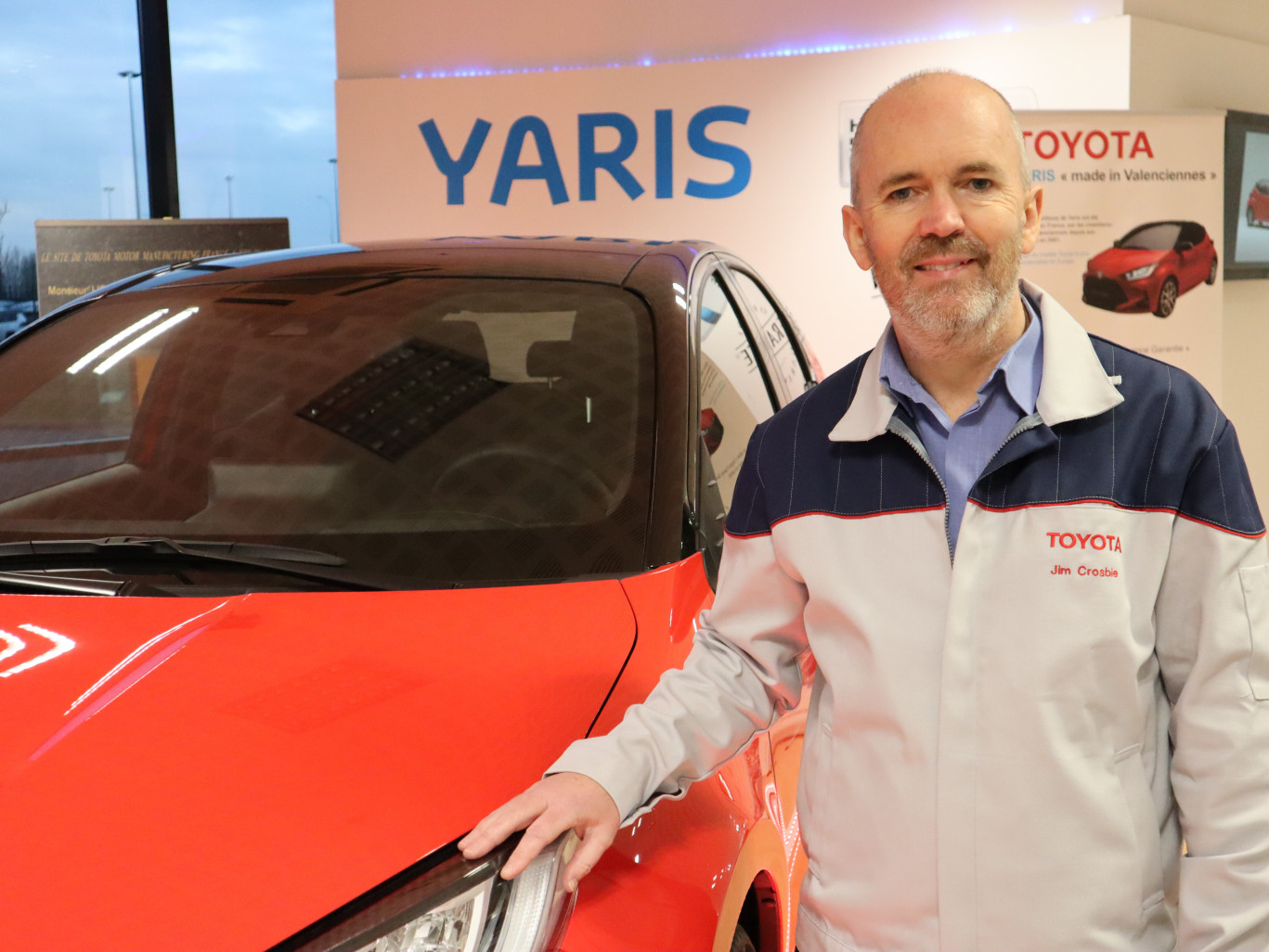 Jim Crosbie est, depuis le 1er janvier, le nouveau président de Toyota Motor Manifactoring France.