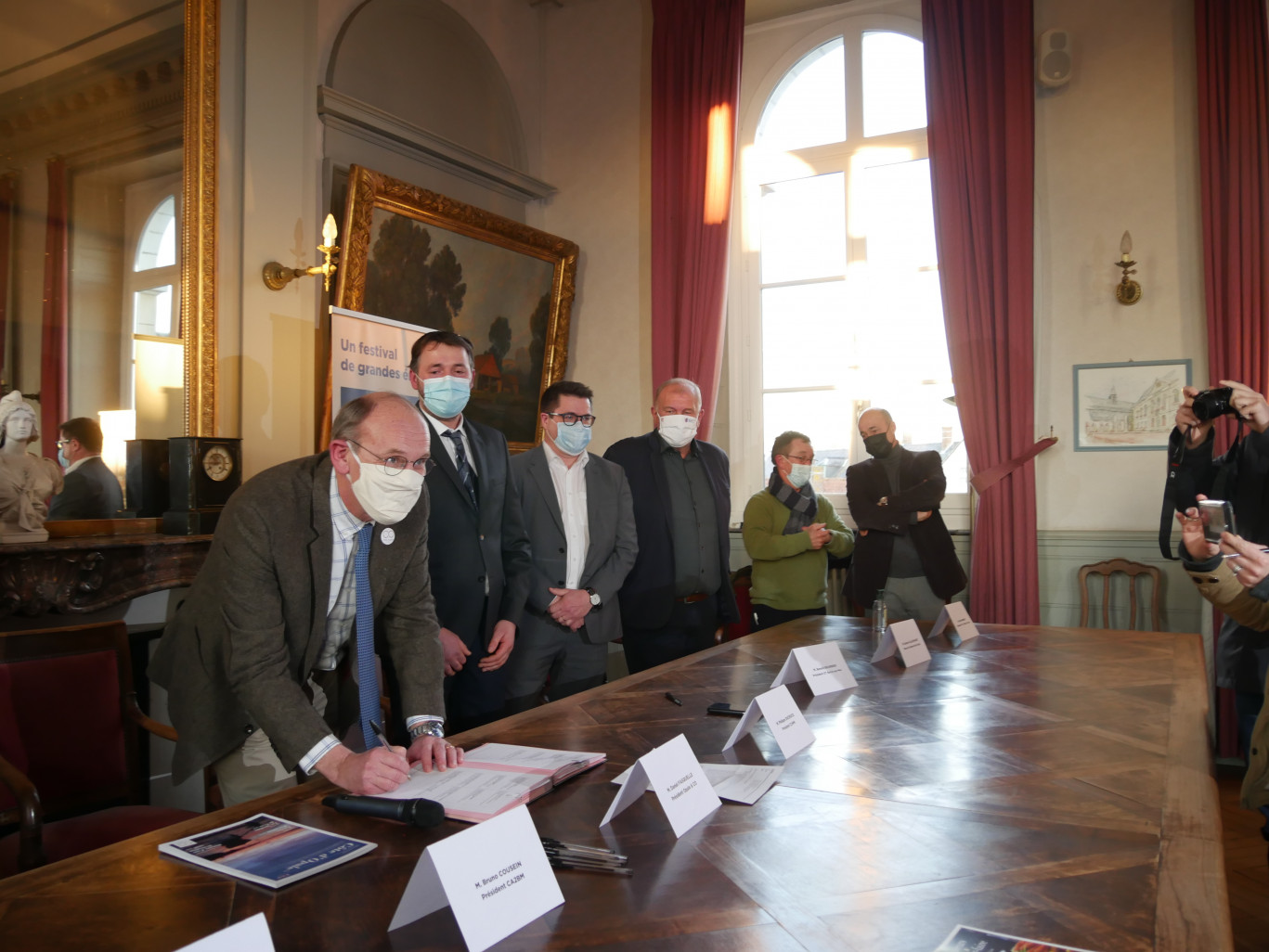 L’ensemble du territoire a signé une nouvelle convention d’objectifs et de moyens le 12 février dernier à Montreuil-sur-Mer. (@Aletheia Press/ MR)