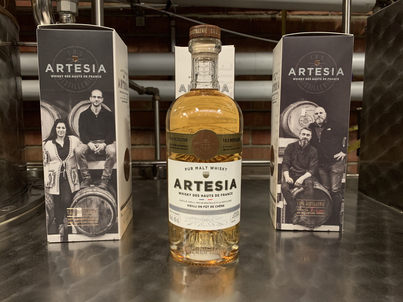 L’Artesia, premier whisky fabriqué dans le Pas-de-Calais. (© Brasserie Saint Germain)