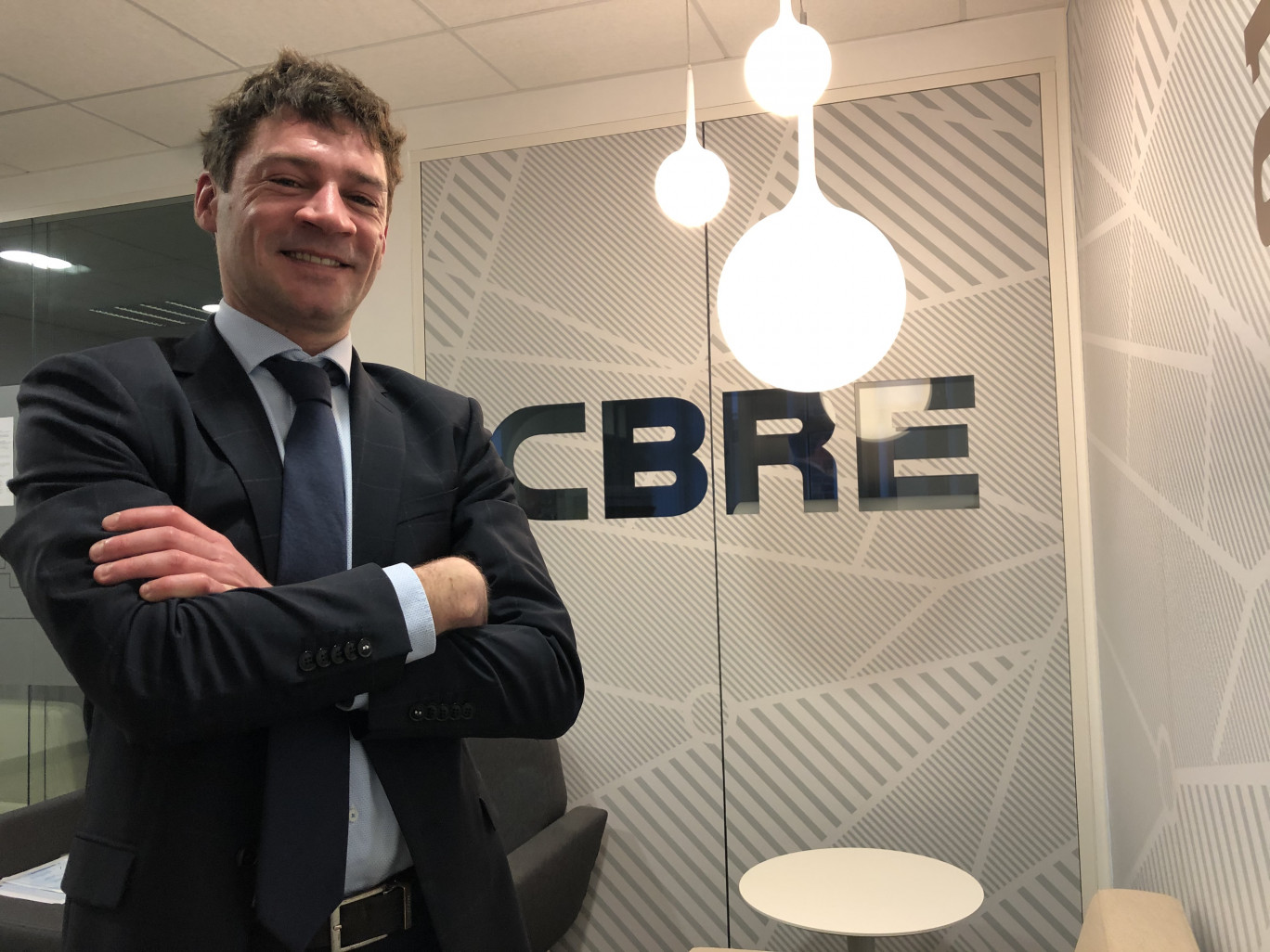 Hugues Levis, consultant CBRE à Lille.  ﻿