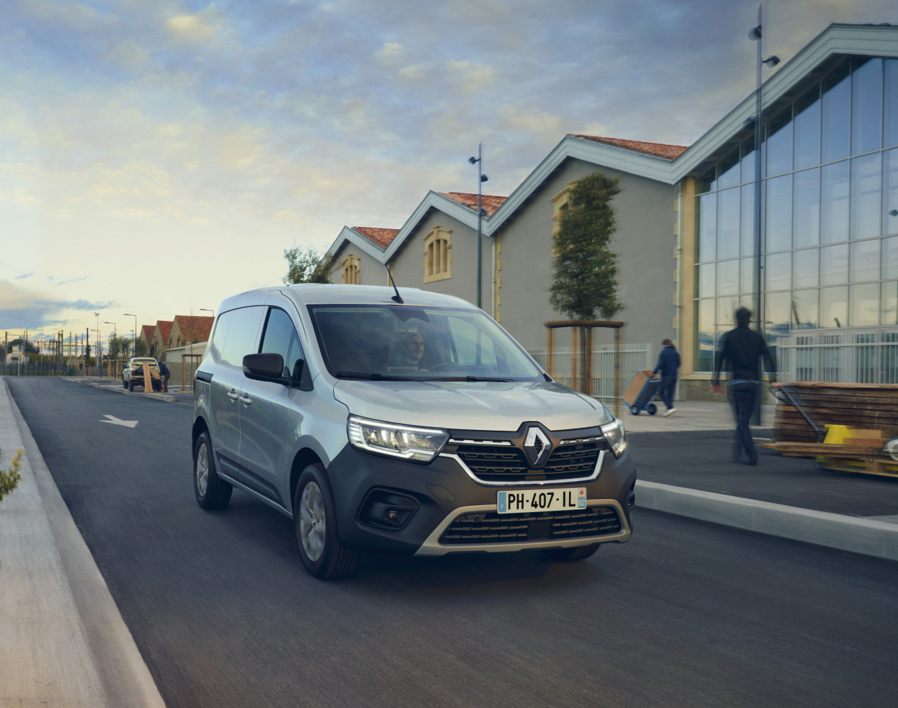 Renault décrit le style de son Nouveau Kangoo Van comme "athlétique et dynamique". Photo Publicis conseil/Michaël Hanisch.