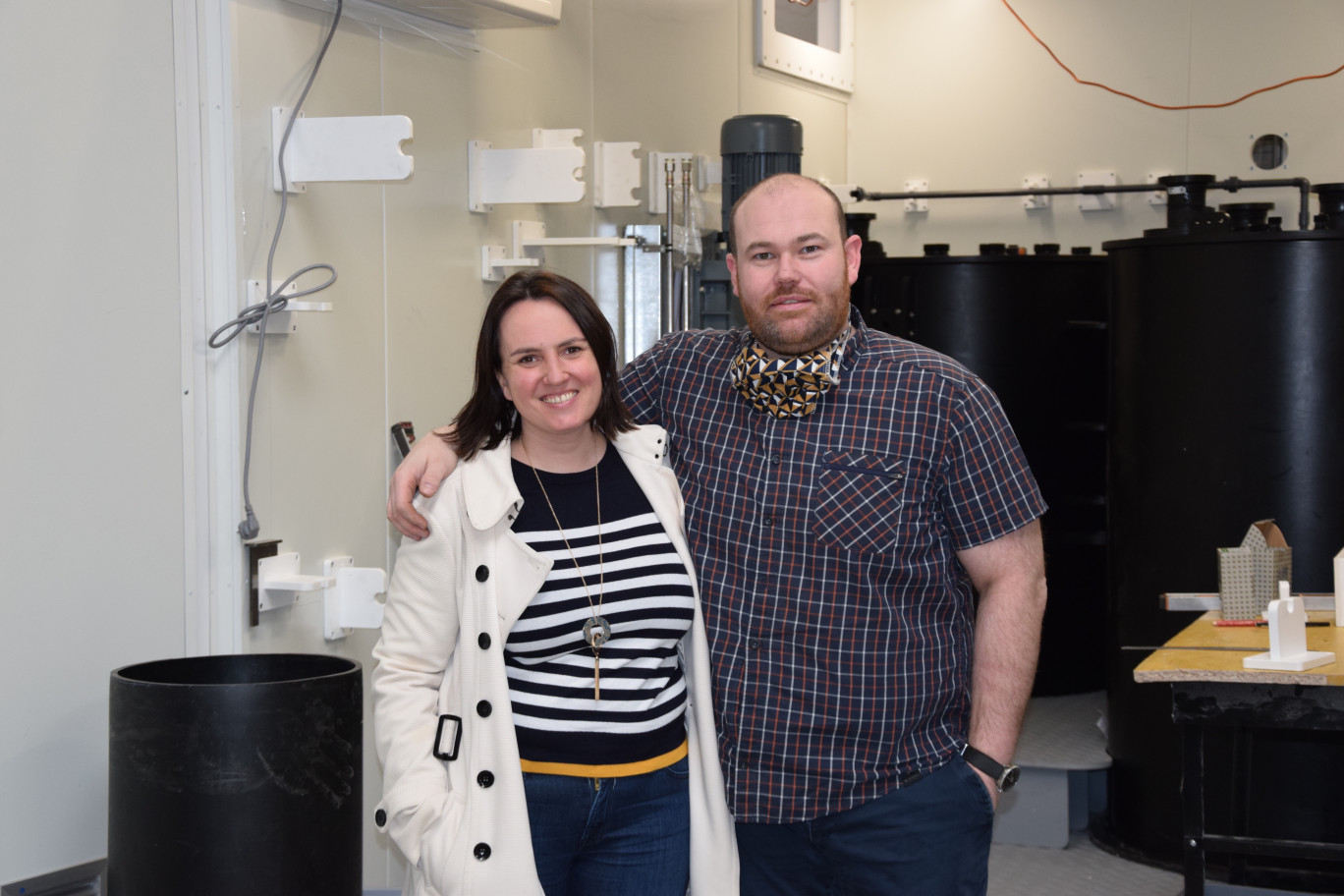 Karine Glaçon et Yann Was, codirigeants de la société KY Plast. 