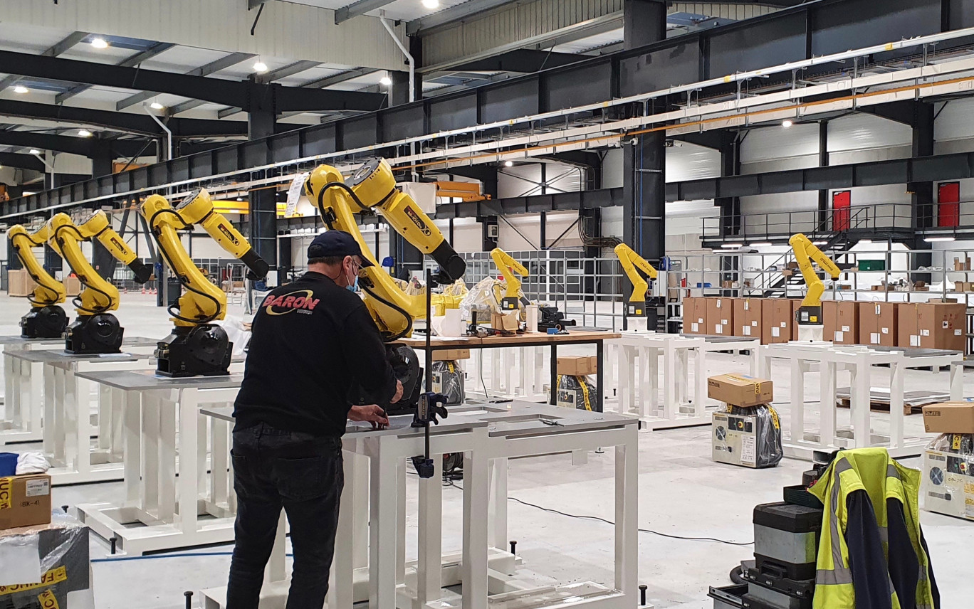 Ces robots seront intégrés dans une ligne d’assemblage pour le secteur automobile. © Aletheia Press/L.D.