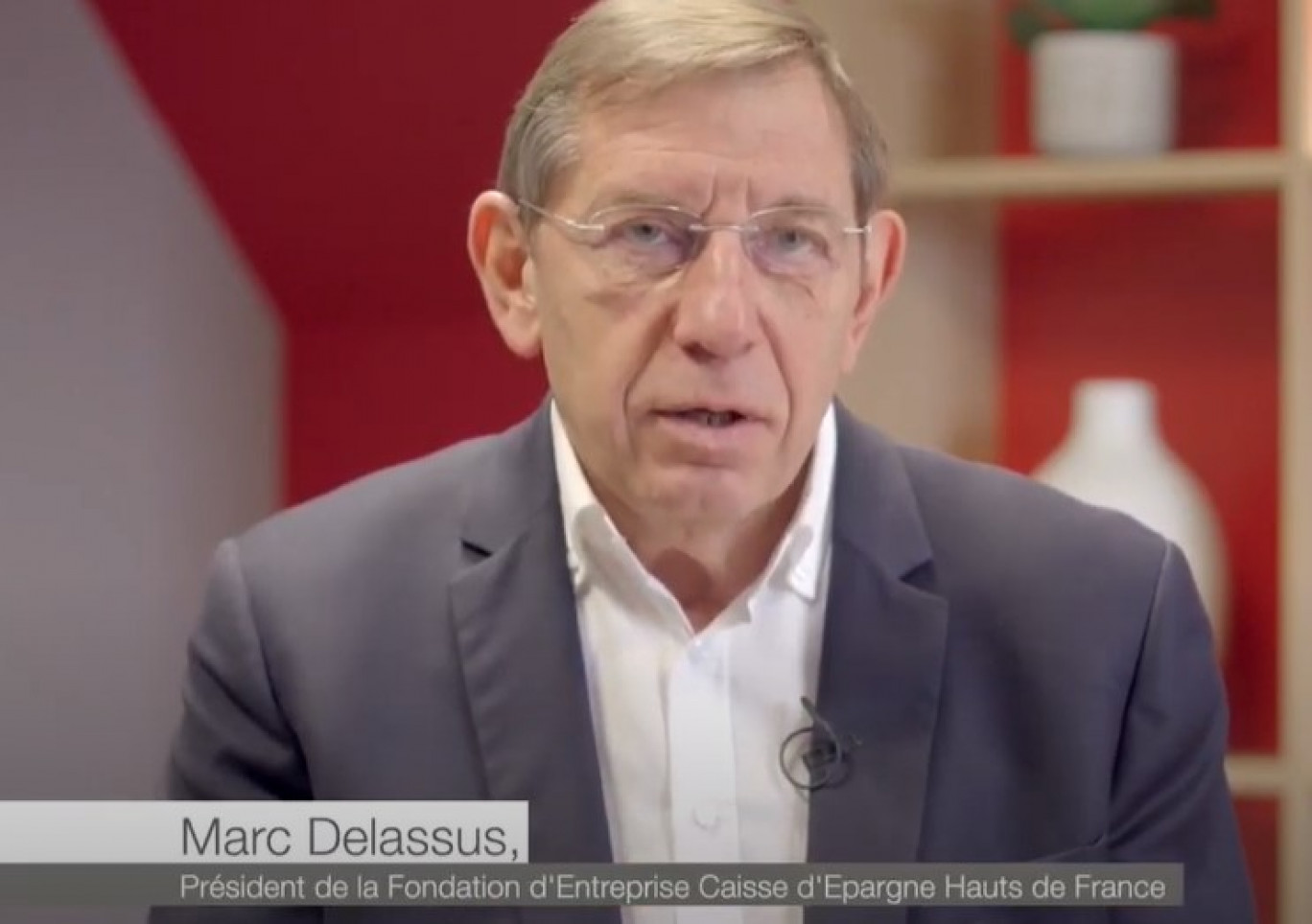 Marc Delassus, président de la Fondation d'entreprise Caisse d'Epargne Hauts de France.