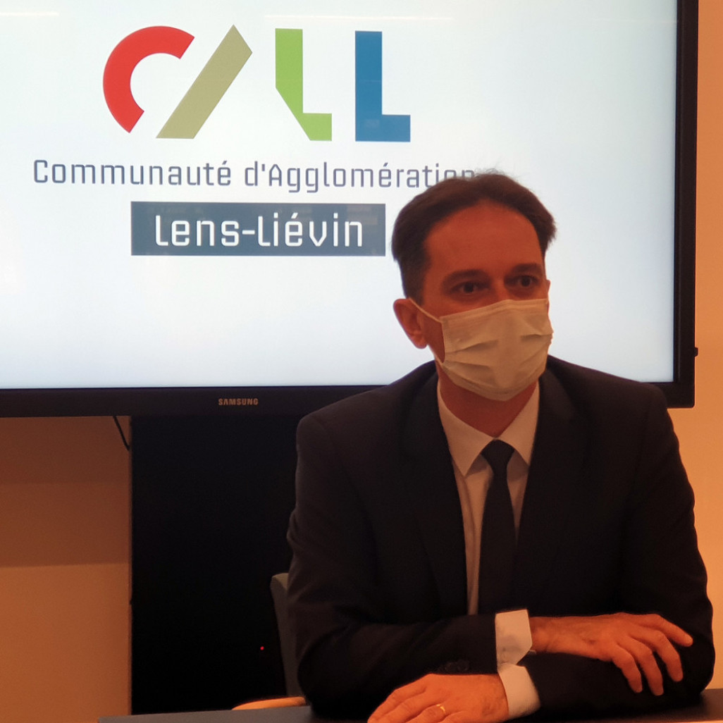 Sylvain Robert, président de la Communauté d'Agglomération Lens-Liévin, est à l'initiative de la lettre envoyée à Emmanuel Macron.