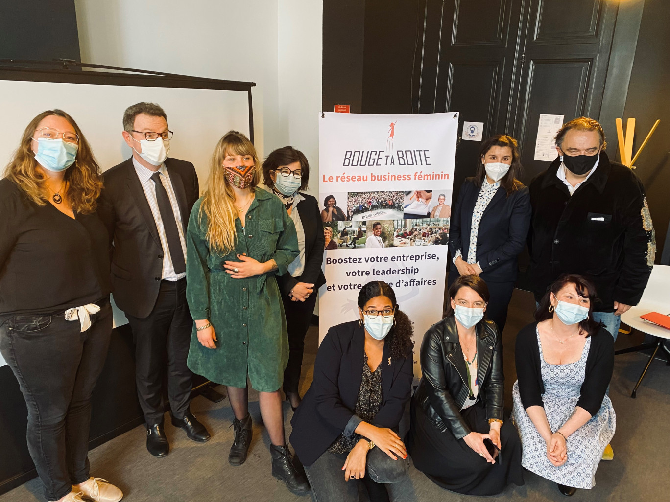 Les acteurs économiques et politiques de la MEL se sont rendus à la rencontre entre bougeuses pour saluer l'initiative.