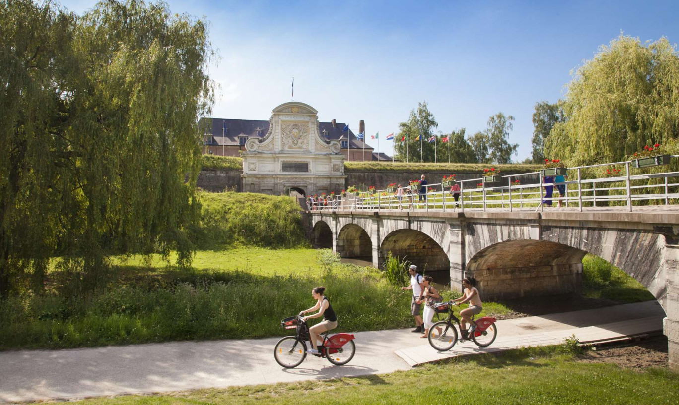 La citadelle, poumon vert au centre de Lille.