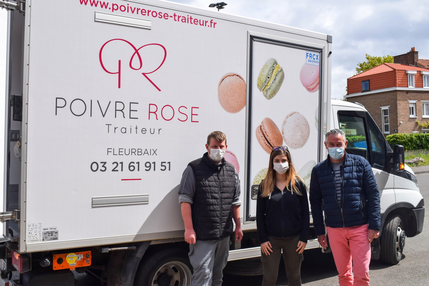 Les équipes de Poivre Rose Traiteur sont restées dynamiques malgré la crise sanitaire. (© Poivre Rose Traiteur)