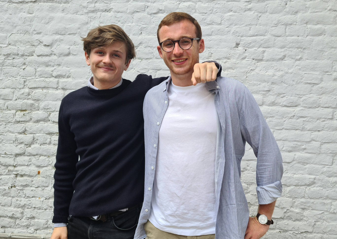 Olivier Carpentier et Louis Vast, cofondateurs de l'application Homie.