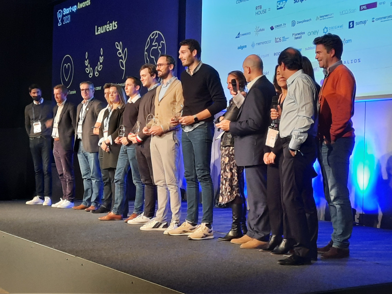 Le Connect Lille s’est terminé avec la remise des prix du concours des Start-up Awards. (© Aletheia Press / L.Péron)