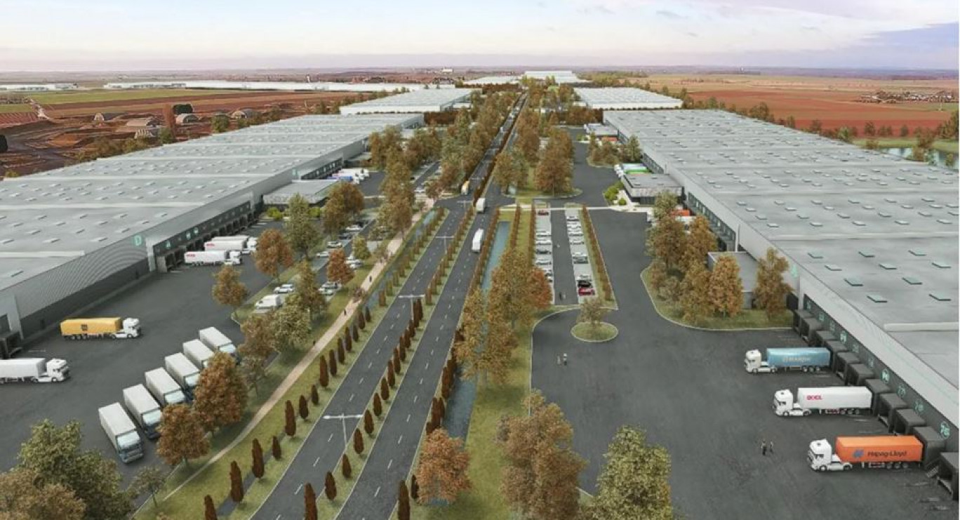 La construction de l'entrepôt cambrésien de La Redoute s'achèvera en 2025. 