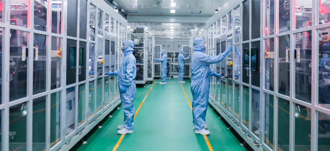 L'usine de fabrication de batteries de Envision AESC au Japon. 