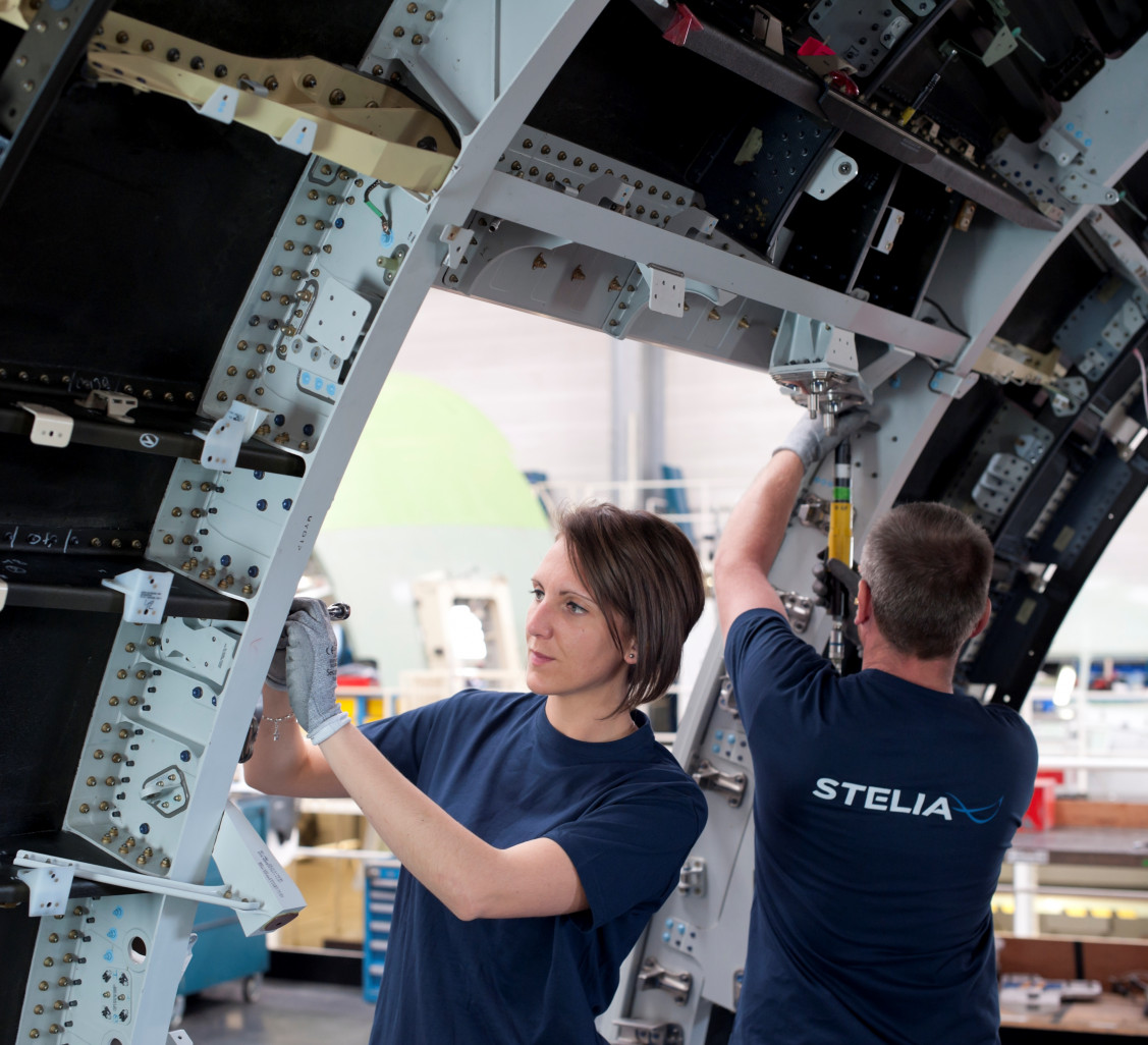 La filière aéronautique retrouve aujourd’hui une certaine visibilité et réengage les productions. © STELIA Aerospace