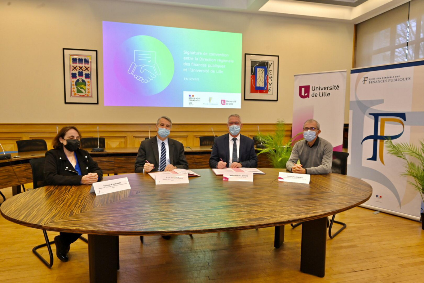 L’Université de Lille signe une convention de partenariat avec la DRFIP des Hauts-de-France