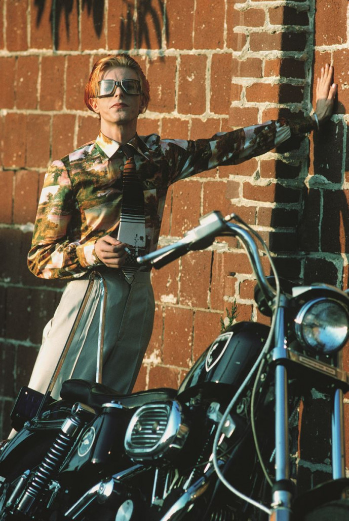 Portrait de 1976 (photo extraite du livre "Bowie, l'enchanteur. Portrait d'une icône sous les masques") © Steve Schapiro/Corbis/Getty Images