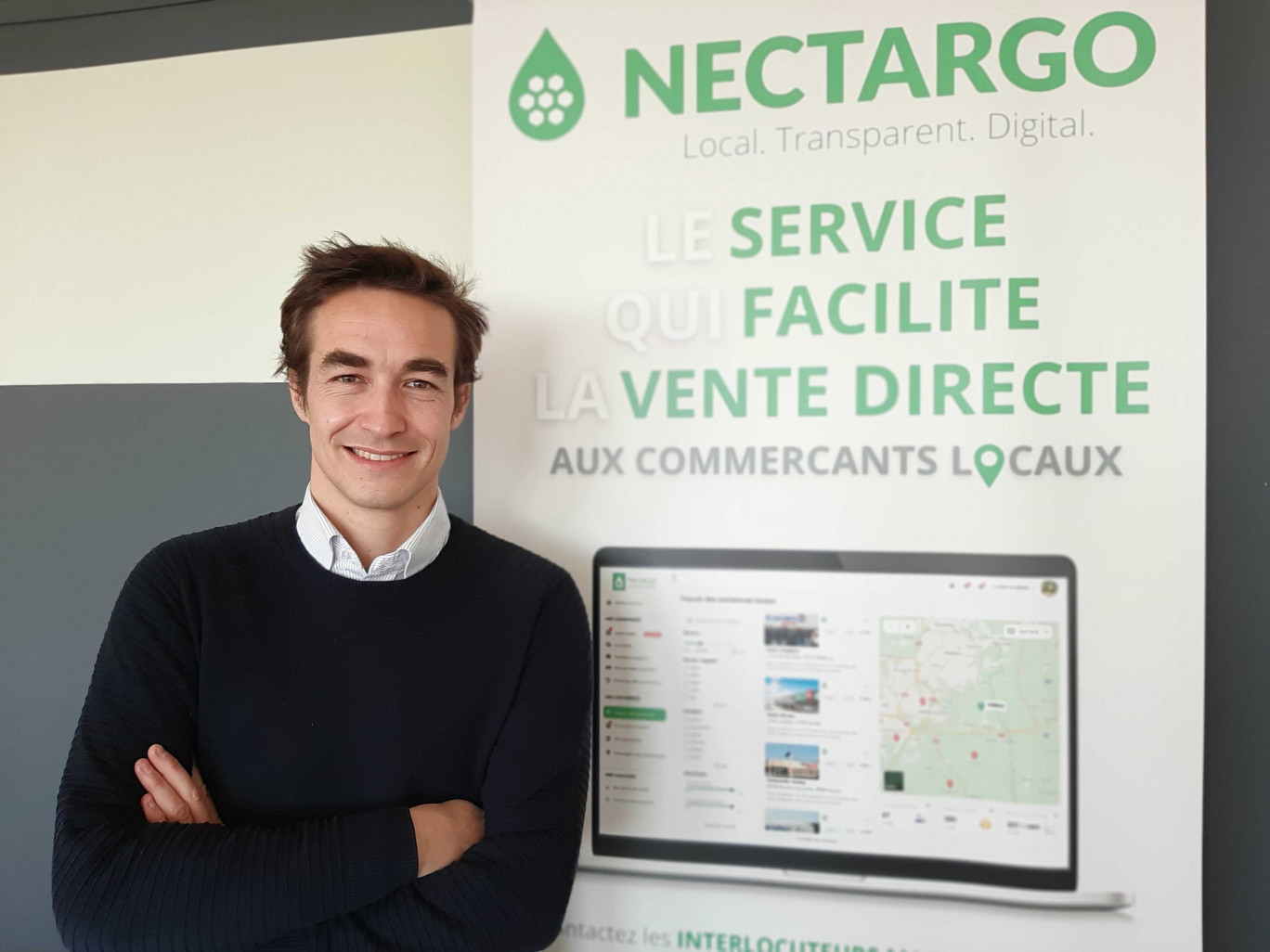 Martin Pennel, fondateur de NectarGo, incubée à Euralimentaire.