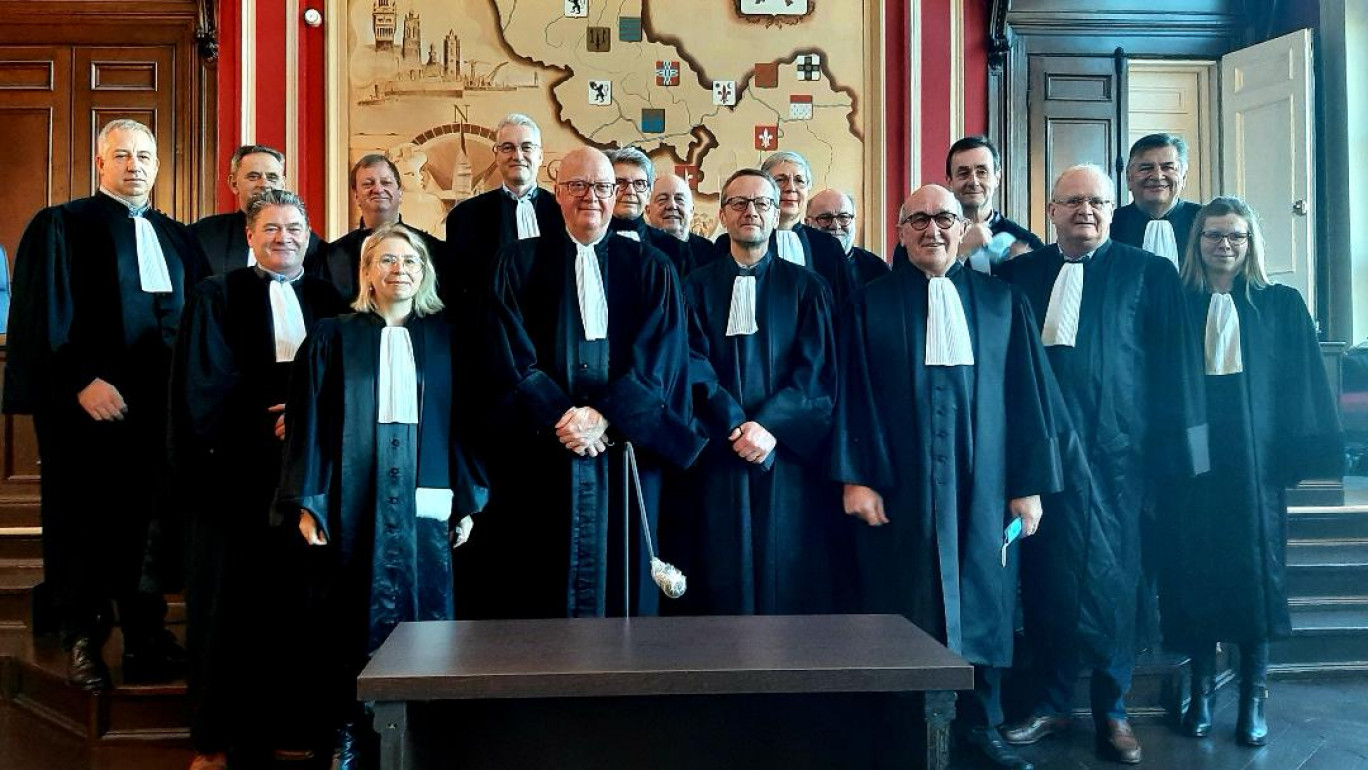 Le tribunal de commerce de Dunkerque, en audience solennelle de rentrée sans public, le 14 janvier dernier.