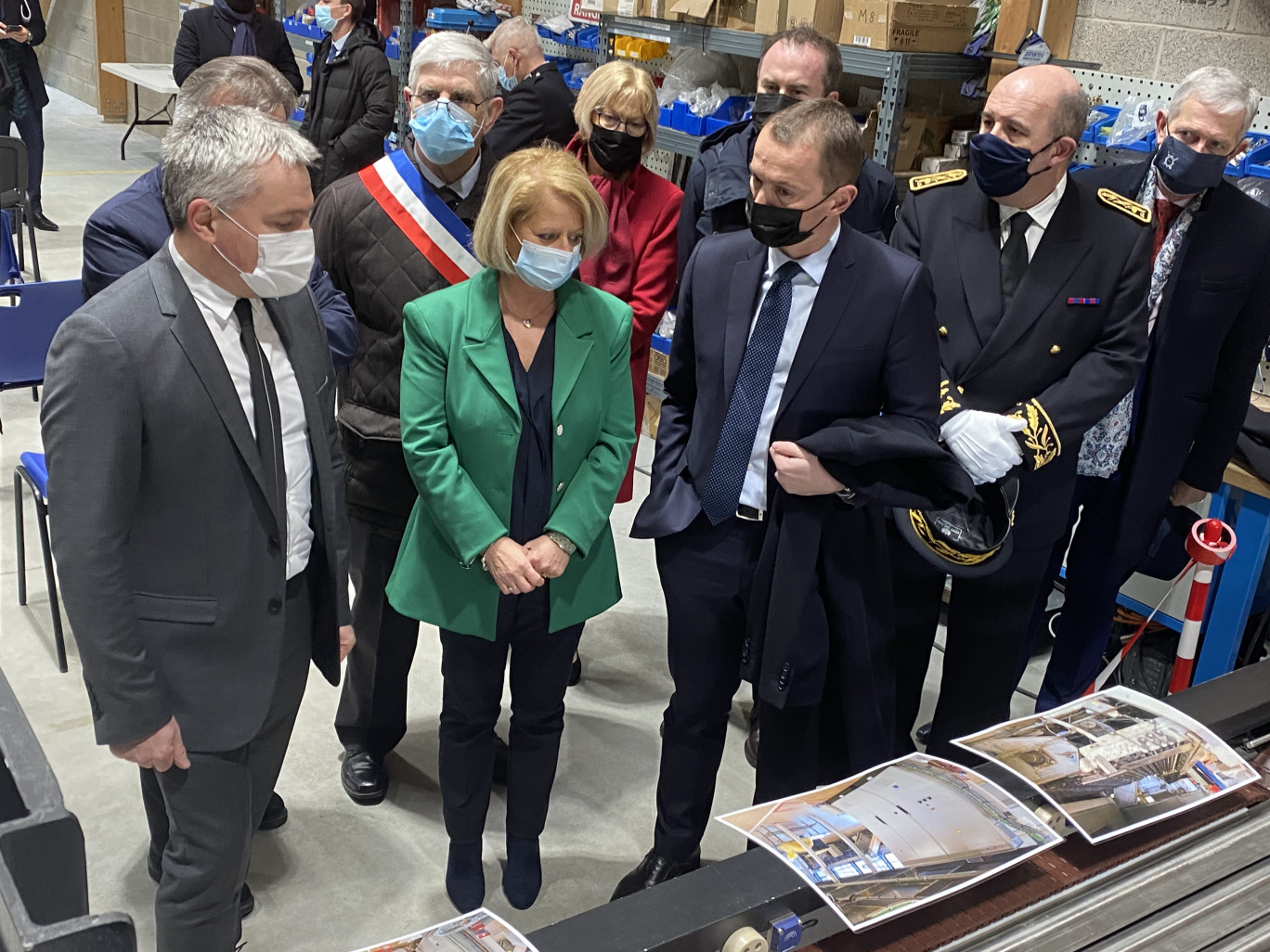 Le principe de l’entreprise expliqué à Brigitte Bourguignon et Olivier Dussopt devant les élus. © Aletheia Press/O.Prud’homme