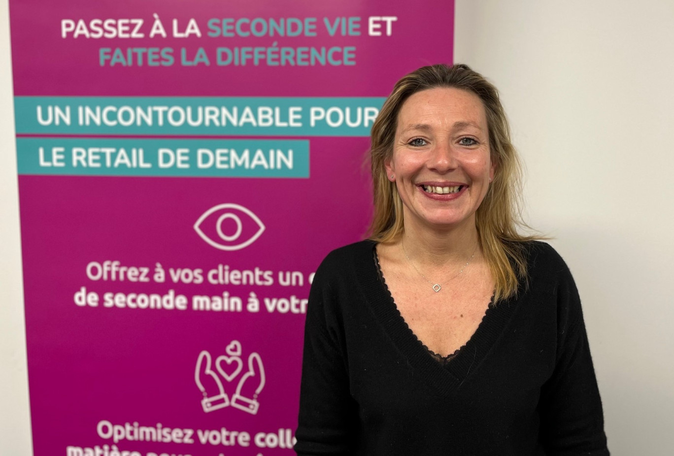 Juliette Lasnon a créé, avec ses associés, l'application MooM à Roubaix en janvier 2021.