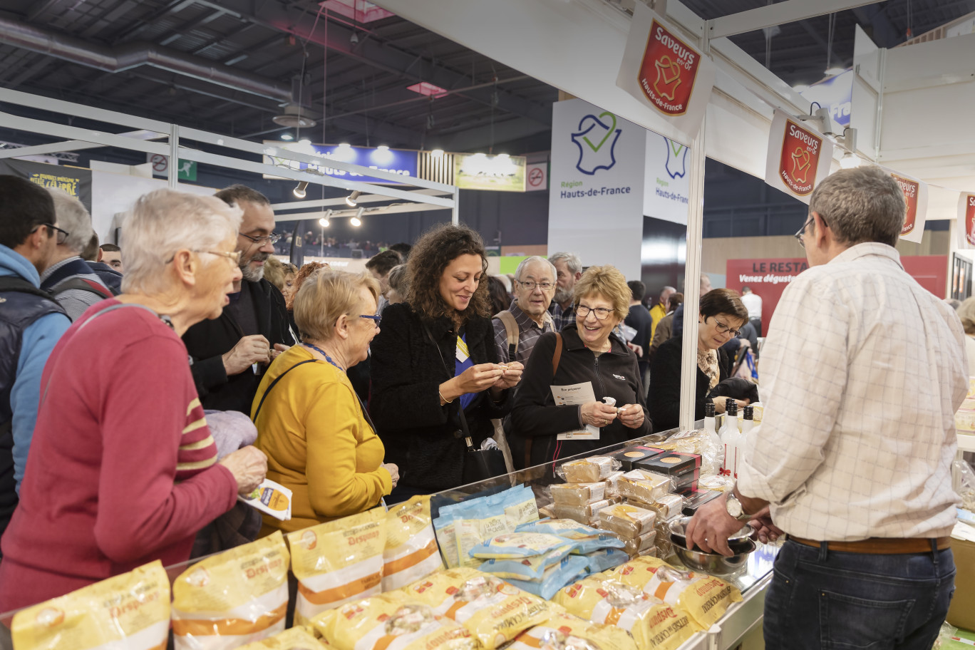 15 exposants - producteurs et comités de promotion - seront présents sur le stand régional. © Michaël Lachant (photo d'archives)