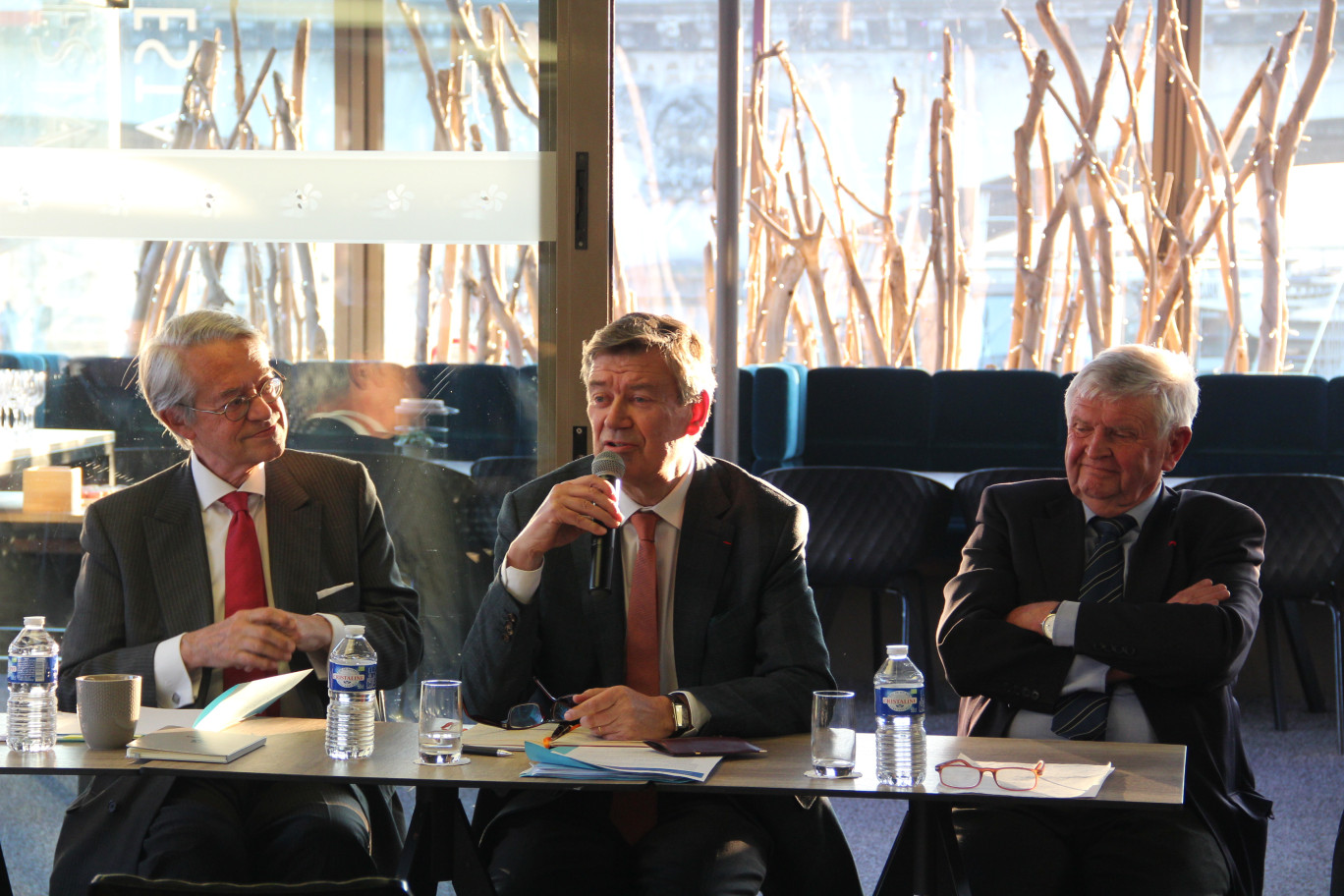 Philippe Marini, Philippe Hourdain et André Salomé. © Aletheia Press/L.B.