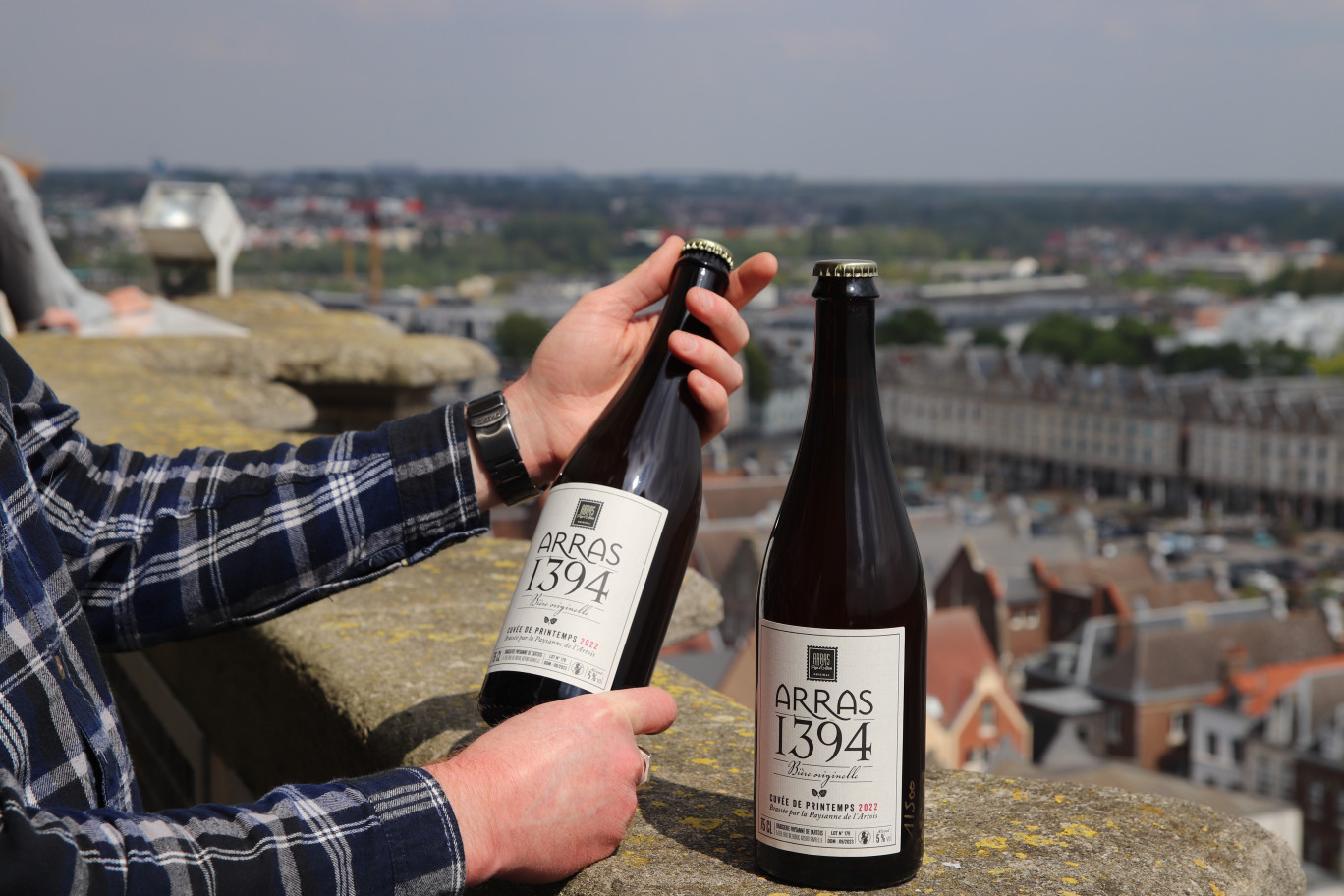La bière de printemps «Arras 1394, bière originelle». (Crédit photo : Arras Pays d'Artois Tourisme).