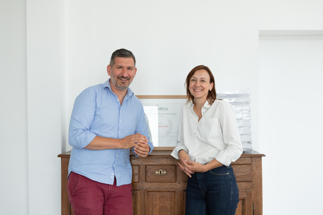 Amandine et Julien Goudard se laissent trois ans à Templeuve-en-Pévèle pour se développer et aller ensuite vers une location plus importante. © Celia Bauvais Photographie