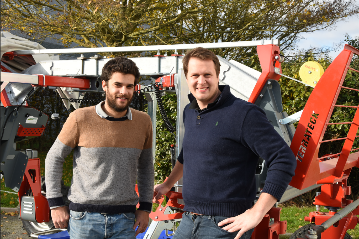 Pierre Soudan et Romain Wittrisch ont fondé Terrateck en 2013. © Terrateck