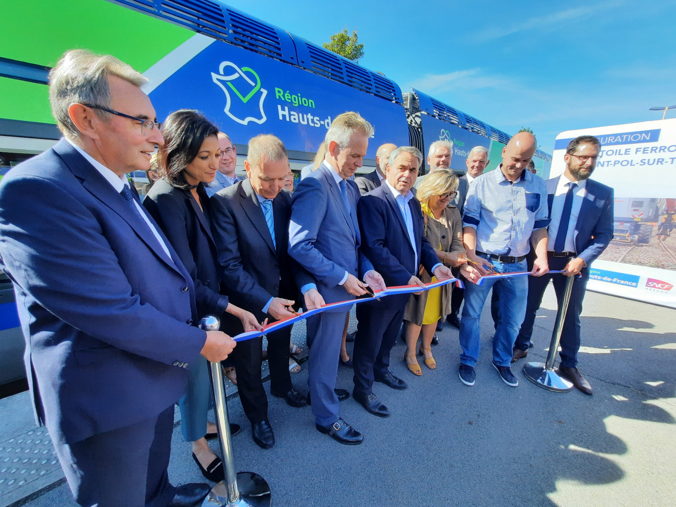 Le 12 septembre dernier avait lieu l’inauguration de la remise en service de la ligne Saint-Pol-sur-Ternoise/Arras. © Aletheia Press/Lolita Péron