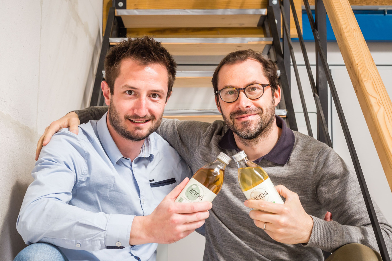 Aurélien Flahault et Matthieu Nicolaÿ, co-fondateurs de La Fermenterÿ. © Clichés de Saveurs-Ines Millet