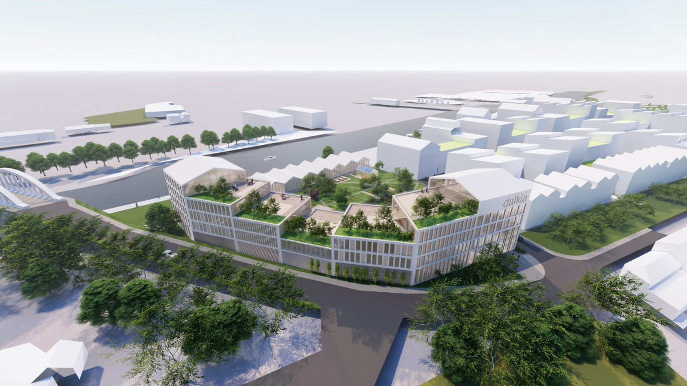 Le nouveau siège de Dalkia doit être livré en juin 2023. © GBL Architectes