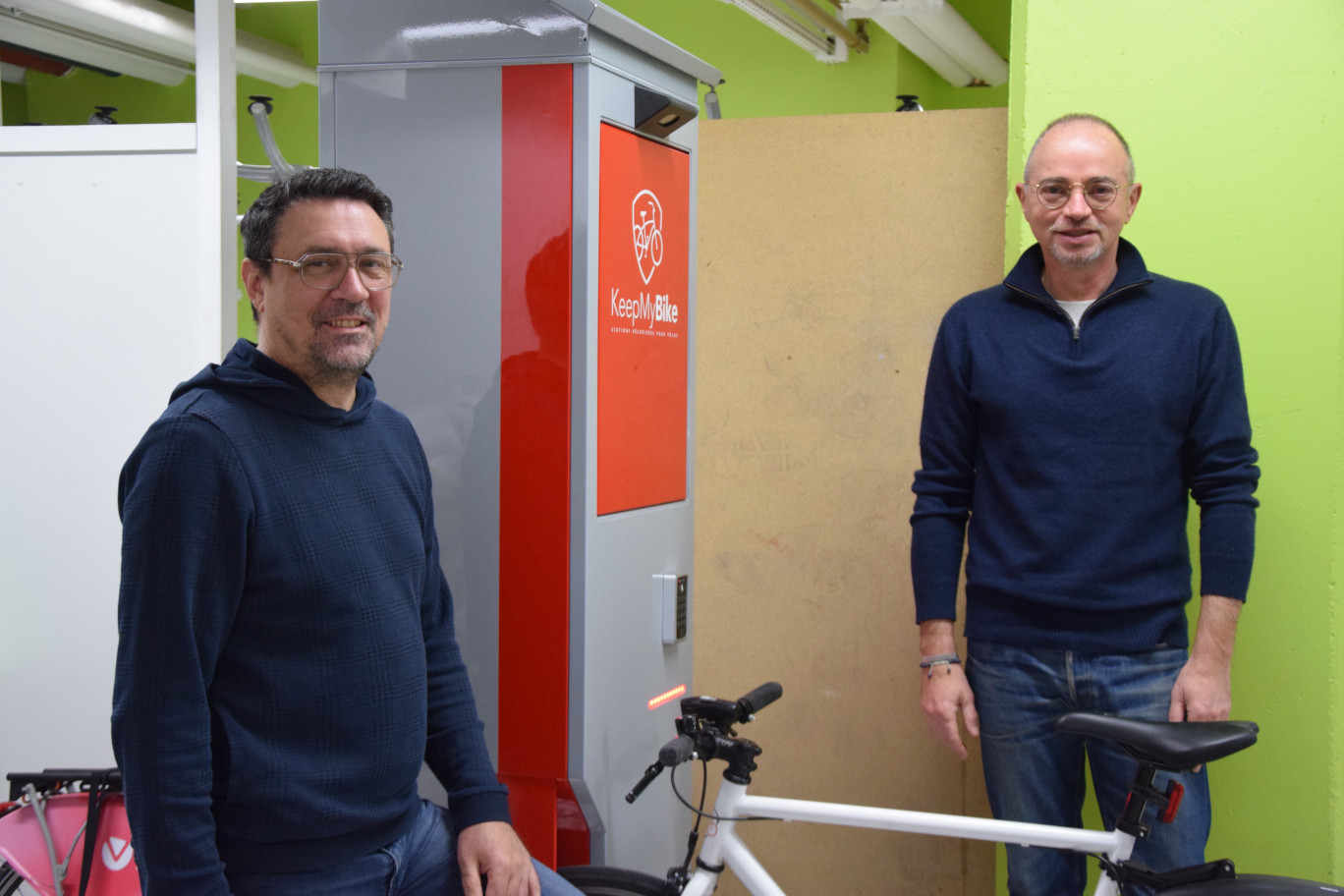 Boris Jorand et Dimitry Denoyelle, co-fondateurs de KeepMyBike.