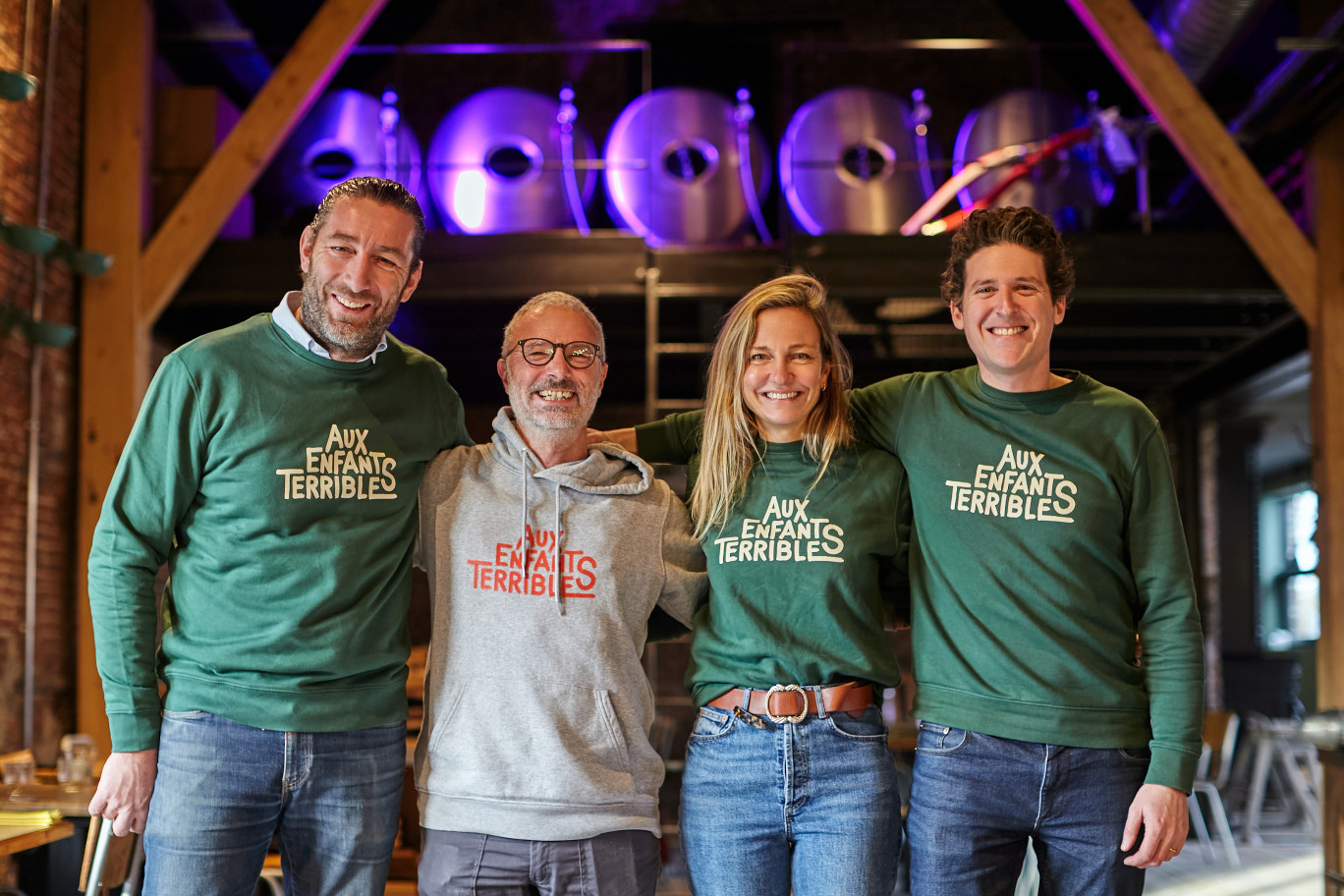 Olivier Tierny, Frédéric Decueuninck, Pauline Tierny et Ludovic Flipo. ©Lena Heleta