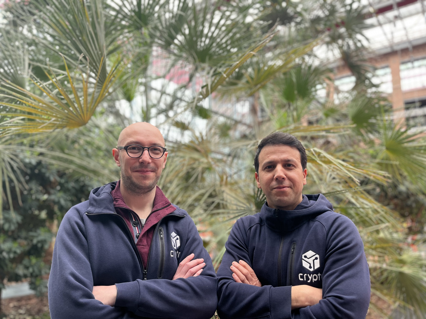 Hamid Echarkaoui et Jérémie Flandrain ont uni leurs forces pour fonder la start-up Cryptr début 2020.