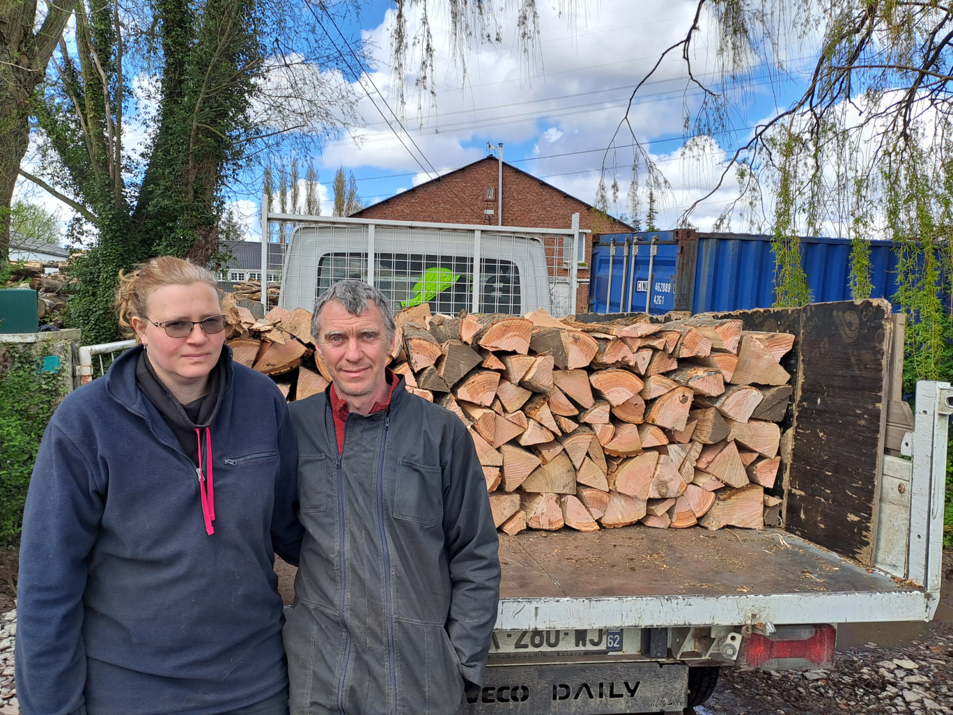 Les dirigeants de l’entreprise Chthibois ont hâte de rejoindre leur nouveau site à Hondeghem. © Aletheia Press/L.Saleur